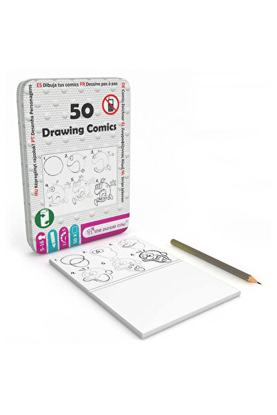 Purple Cow 50 Challenges Draw in Six Steps