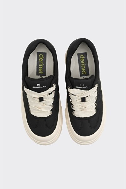 derinet Yüksek Taban Bağcıklı Kadın Sneaker
