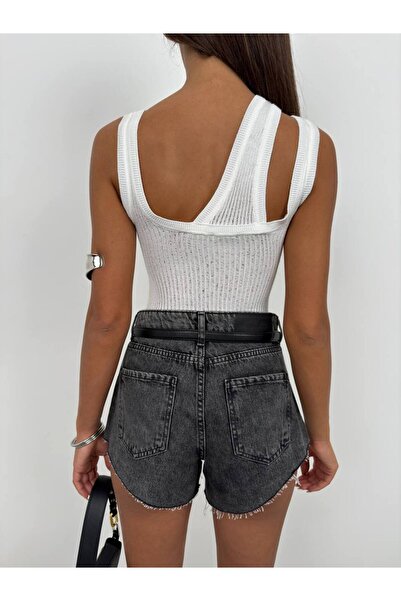 Secret Passion Lingerie New Season Cut Out Women Corded Fabric Low-Cut Blouse 24S15022