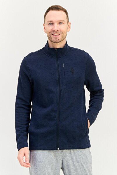 SKECHERS سترات رياضية رجالية للتدريب، لون أزرق داكن