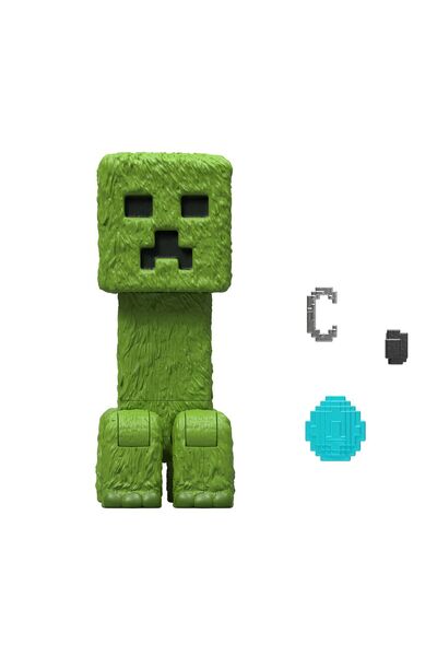mattel Minecraft creeper figurine set with accessories
