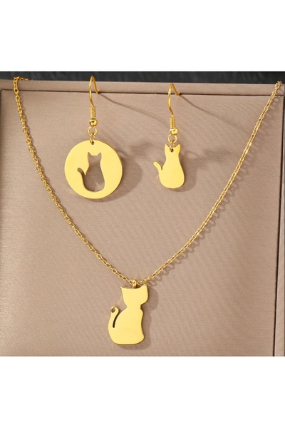KEVSA Jewelry Set colier și cercei din oțel inoxidabil - LPD1383