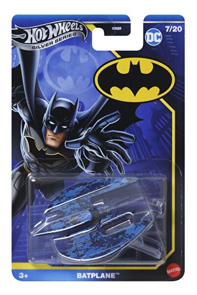 Evelise HOT WHEELS MASINA METALICA TEMATICA BATMAN BATPLANE SCARA 1 LA 64