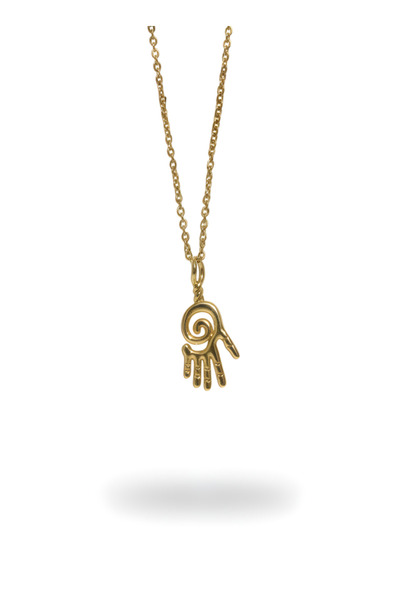 Hand Shaped Steel Necklace