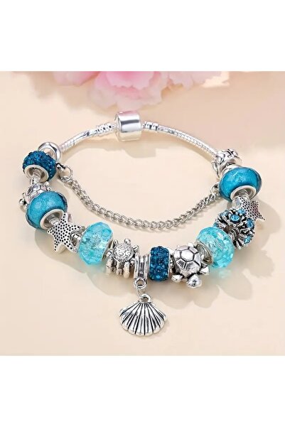 takantakana Yeni Tarz ,Mavi Deniz Kabuğu,Karetta Aşk Kalp , Sevgi Charmlı Bil...