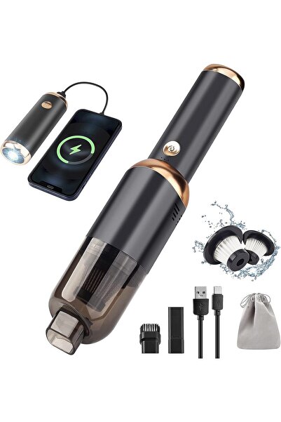 Generic مكنسة كهربائية محمولة لاسلكية 9500 باسكال 150 مل فلتر قابل للغسل 3 في...