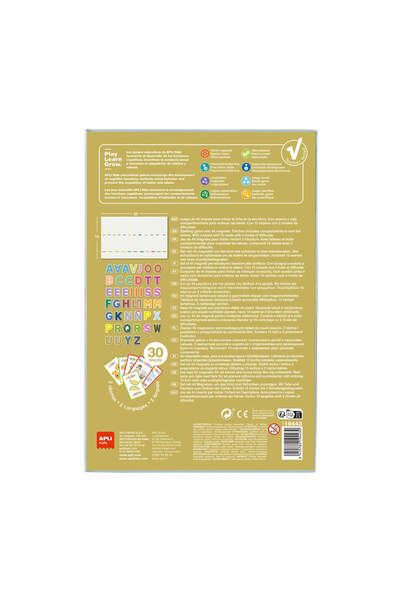 Aplı Joc magnetic cu alfabet APLI, 44 piese, 5 ani+