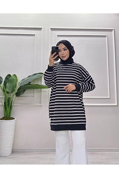 moda acar Striped Two-Ply Sweat