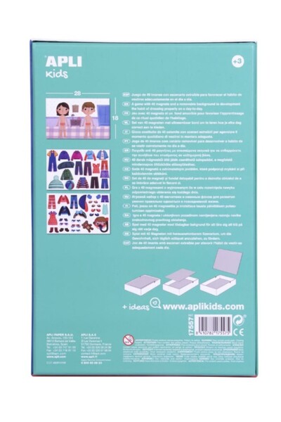 Aplı Joc magnetic - magneti imbracaminte, 40 piese