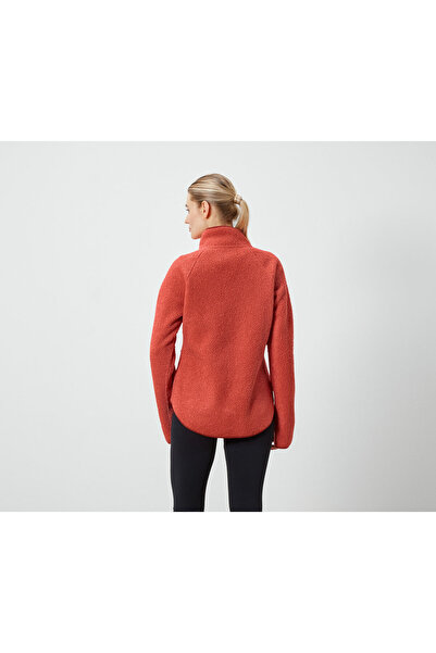 Tchibo Women's Teddy Fleece Jacket, Orange