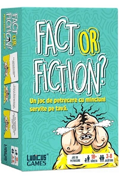 Ludicus Games Fact or Fiction, joc de petrecere, lb.romana