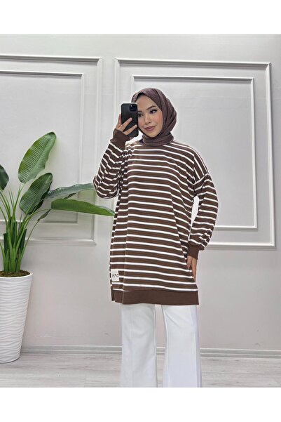 moda acar Striped Two-Ply Sweat