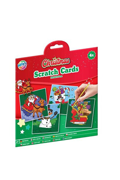 Moxy Set creativ de razuit, cu tematica Craciun, Sanie