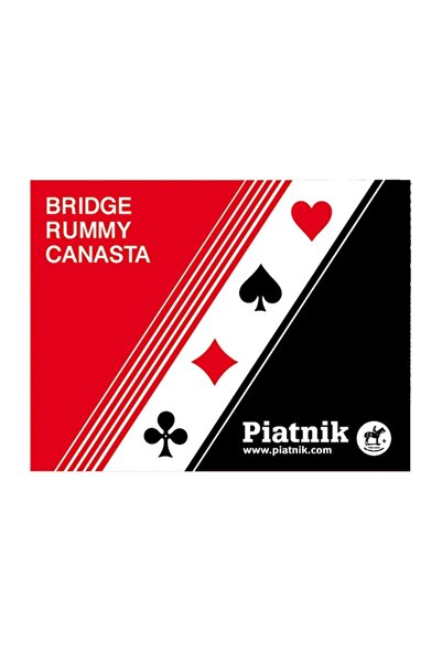 Piatnik Set carti de joc Poker, Bridge, Canasta, 2 pachete -