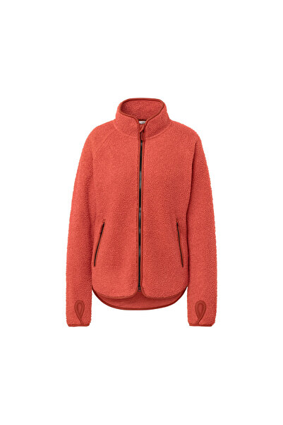 Tchibo Women's Teddy Fleece Jacket, Orange