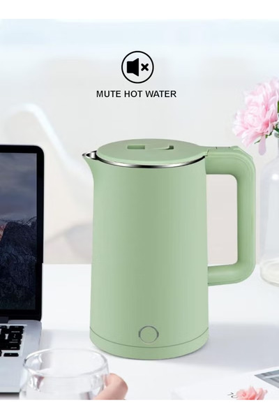 Denx Stainless Steel Electric Kettle | 1.8L Cool Touch Double Layer Electric Kettle with Super Heating