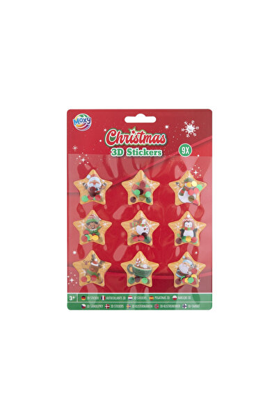 Moxy Set abtibilduri 3D tematica Craciun, stelute