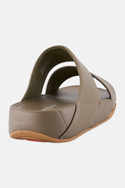 English Laundry Men Double Strap Slip On Arabic Sandals, Olive