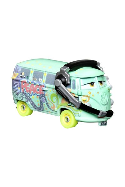 mattel Cars glow racers metal car fillmore 1 to 55 scale