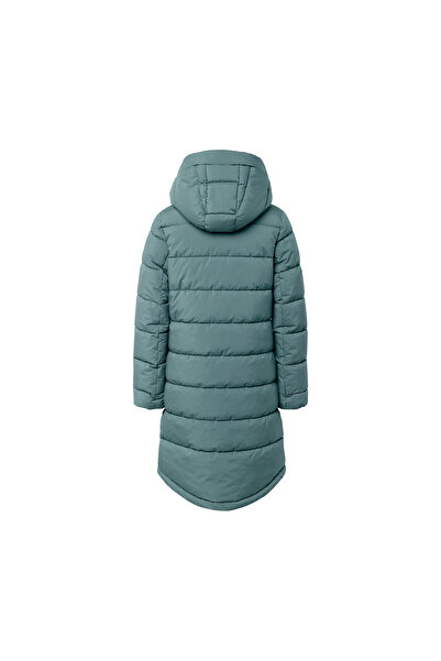 Tchibo Women's Quilted Coat, Hooded , Sage