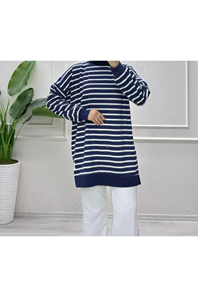 moda acar Striped Two-Ply Sweat
