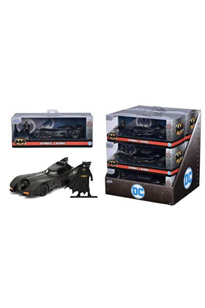 Simba Jada Dc Set Figurina Batman Si Masinuta Metalica Batmobile Scara 1 La 32