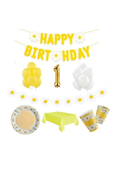Mini Parti Mini Party Store Daisy Birthday Set