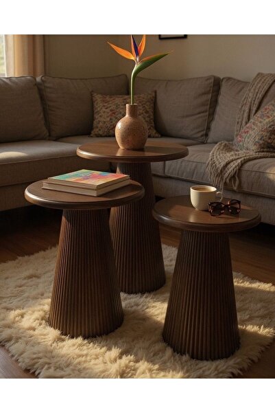 Nova Dizayn ÖZEL TASARIM FİTİLLİ MANTAR SEHPA