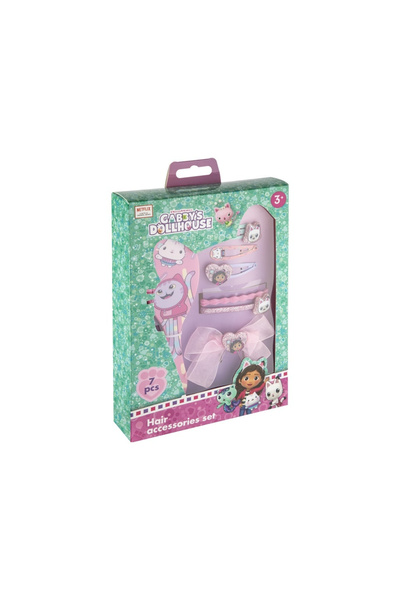 Moxy Комплект от 7 аксесоара за коса на тема „Къща за кукли Габи“.