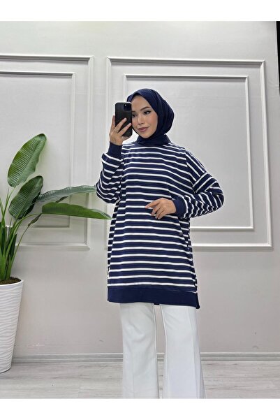 moda acar Striped Two-Ply Sweat