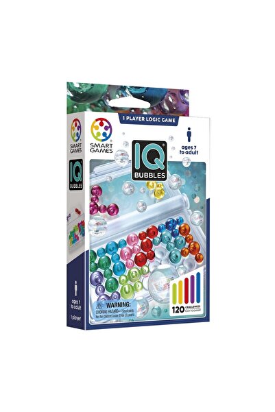 Smart Games - IQ Bubbles, joc de logica cu 120 de provocari, 7+ ani, editie l...