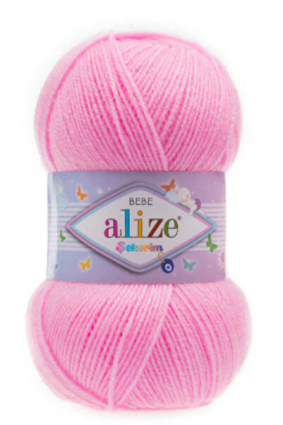 Alize سكراميل بيبي بينك قطعة واحدة اللون: 191