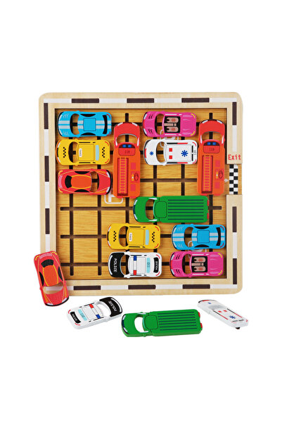 OEM Joc logic Labirintul mașinilor din lemn – evadează din trafic, pentru cop...
