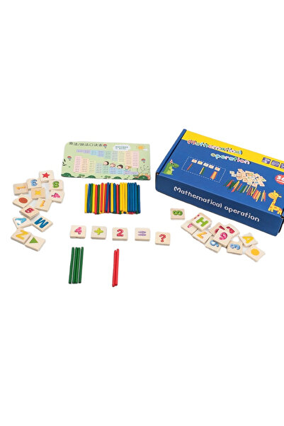 OEM Joc cu betisoare de numarat si set cu litere si cifre | 3+