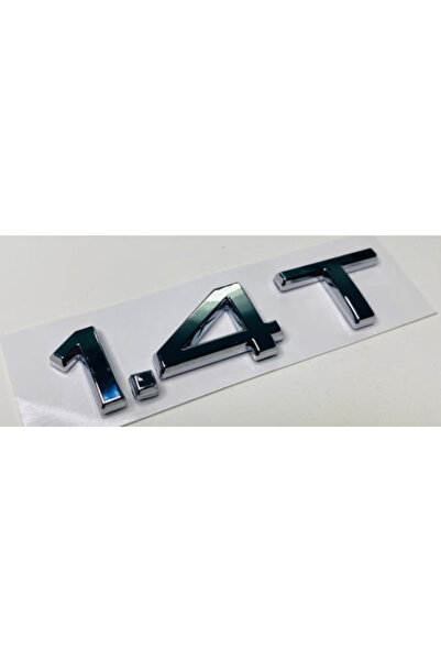 Yan Sanayi حروف كروم لصندوق السيارة 1.4T متوافقة مع A3 بعد عام 2013