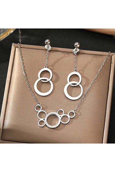 KEVSA Jewelry Set colier și cercei din oțel inoxidabil - LPD1396