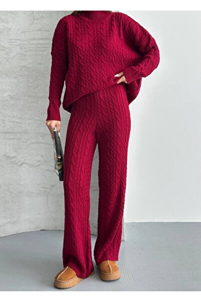 asur boutique Asur Butik Women's Scarf Knitwear Standard Size Suit (38-42)