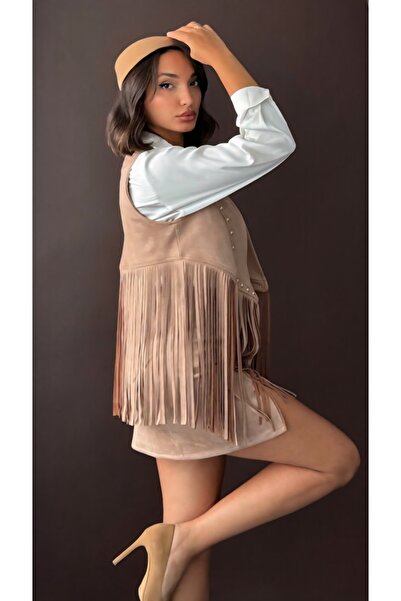 TOPSHOW Сукня з капюшоном з деталями з каменів