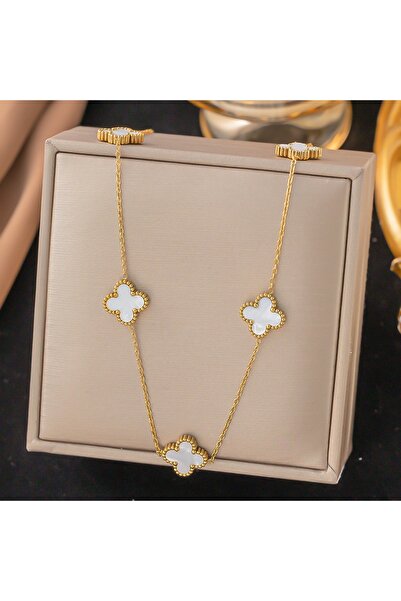 KEVSA Jewelry Colier din oțel inoxidabil Alhambra - LPD1425