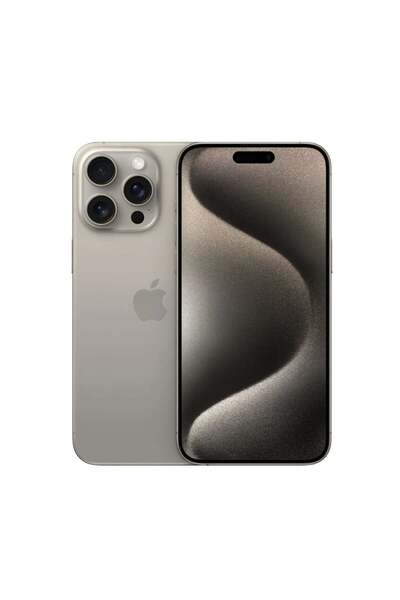 Apple Yenilenmiş iPhone 15 Pro Max Natural Titanium 512GB - B Kalite (12 Ay Garantili)