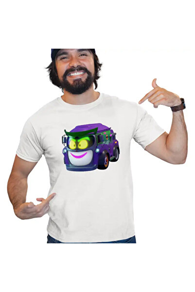 OEM Tricou Barbati Batwheels Prank Joker Masina Batroti Desene Animate Masini