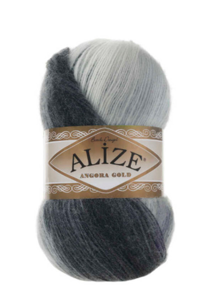 Alize Angora Gold Batik Black Gray Cream Batik 1 Piece Size: 1900