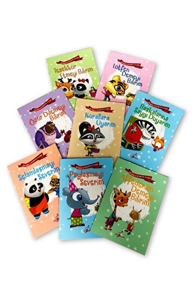 Çocuk Gezegeni Ben Nazik Ve Görgülü Bir Çocuğum Serisi - 8 Kitap