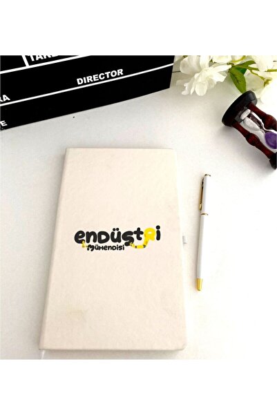 LİNOVERA Industrial Engineer Printed Notebook Pen Set