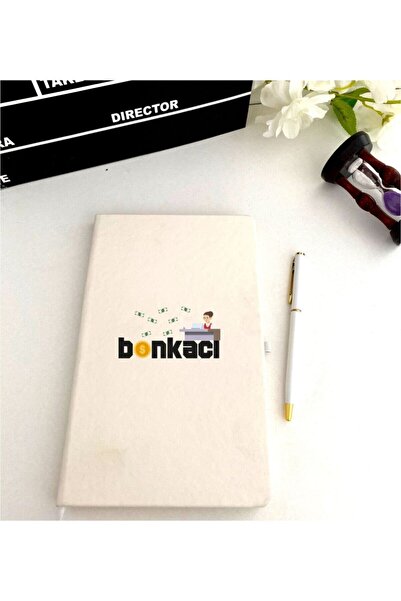 LİNOVERA Banker Printed Notebook Pen Set 1