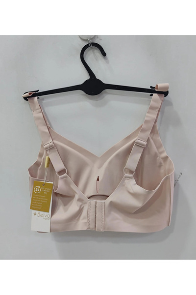 Belvü Women's Underwire-Free Stitch-Free Wide Strap Shaping / Sculpting Skin Bra