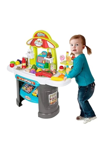CREATIVE Supermarket Play Set for Children 3 Years+, Multiple Accessories, Plastic, Multicolor