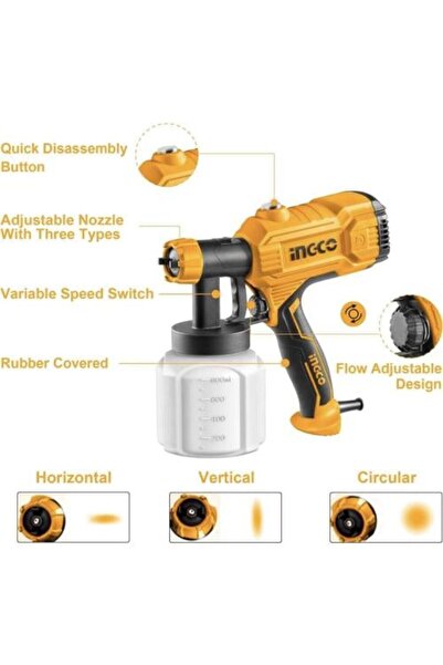 incco مسدس بوية كهربائي (450w)incco