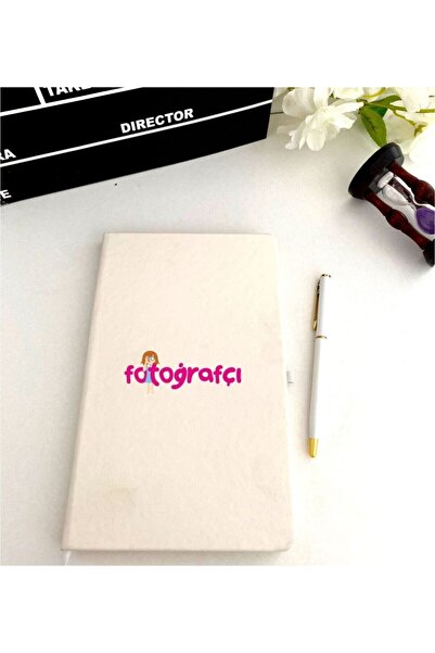 LİNOVERA Photographer Printed Notebook Pen Set
