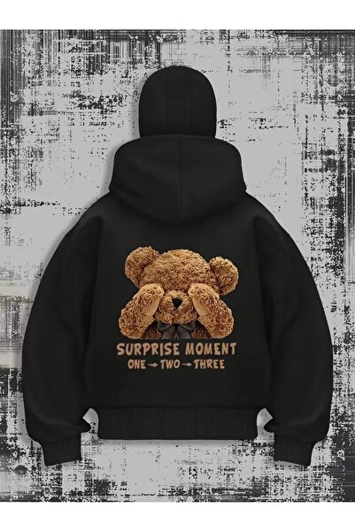 LOTS MODA Φούτερ Ninja Unisex με μάσκα χιονιού Ζακέτα με 2 νήματα χοντρό φλις